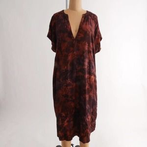 Rabens Saloner | Chore dress Painters Tunic Dress Tie-Dye medium